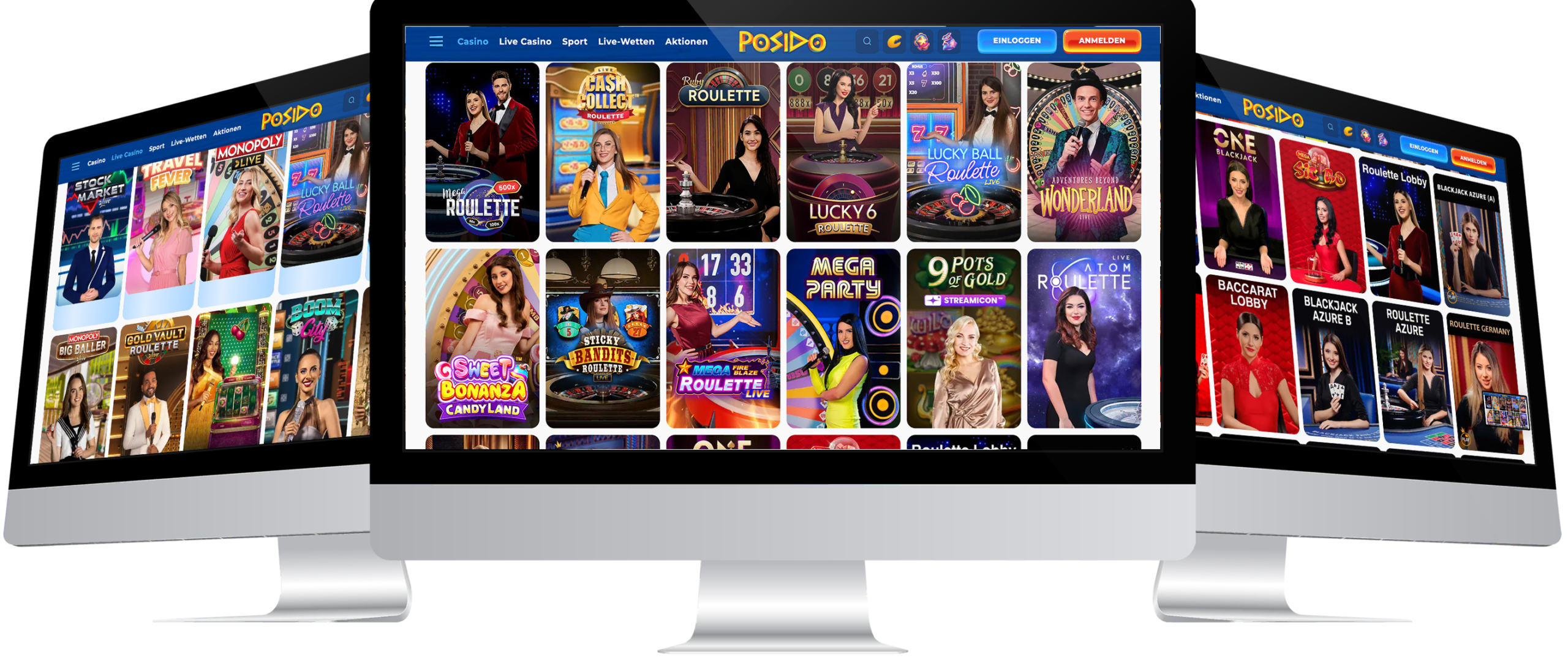 Spiele mit Live-Dealern